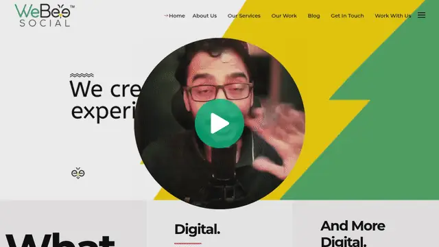 Video for Shyam, recorded over the WeBee Social website
